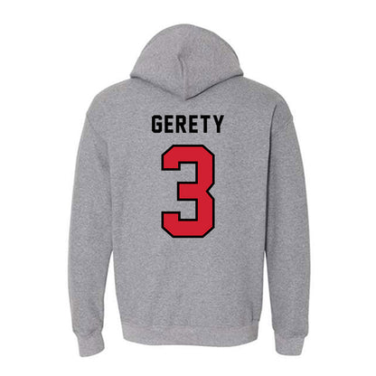 Northeastern - NCAA Baseball : Ryan Gerety - Classic Shersey Hooded Sweatshirt-1