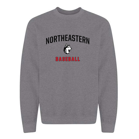 Northeastern - NCAA Baseball : Luc Rising - Classic Shersey Crewneck Sweatshirt-0