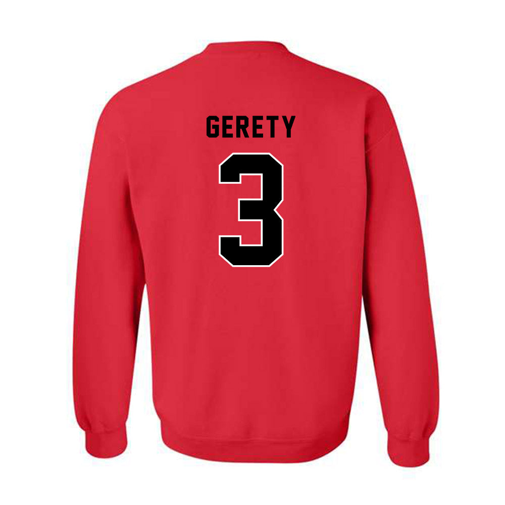 Northeastern - NCAA Baseball : Ryan Gerety - Classic Shersey Crewneck Sweatshirt-1