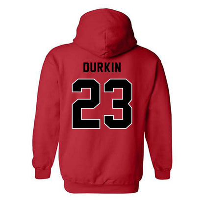 Northeastern - NCAA Women's Soccer : Bridget Durkin - Classic Shersey Hooded Sweatshirt-1