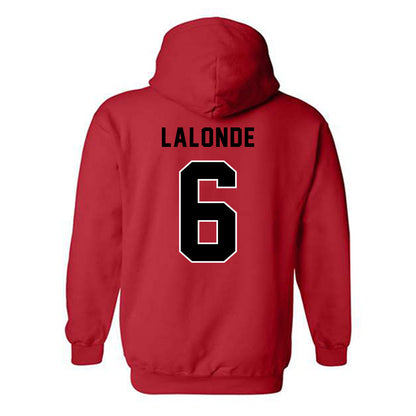 Northeastern - NCAA Women's Ice Hockey : Allie Lalonde - Classic Shersey Hooded Sweatshirt-1