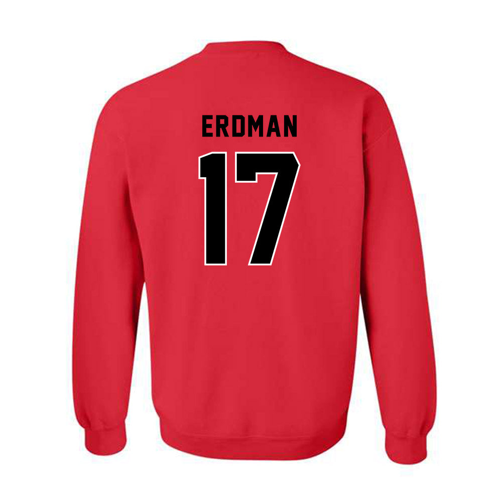 Northeastern - NCAA Men's Ice Hockey : Griffin Erdman - Classic Shersey Crewneck Sweatshirt-1