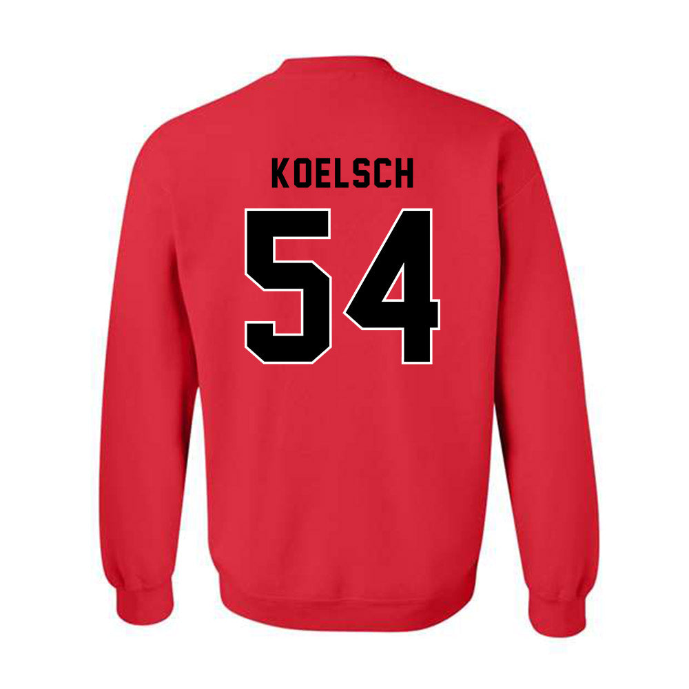 Northeastern - NCAA Men's Basketball : Liam Koelsch - Classic Shersey Crewneck Sweatshirt-1