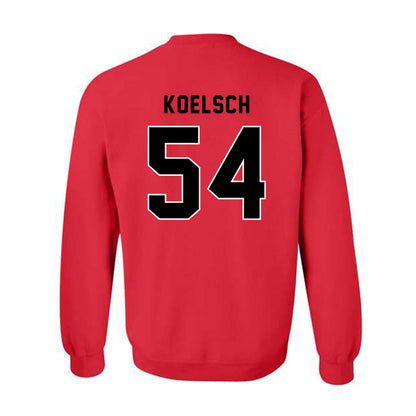 Northeastern - NCAA Men's Basketball : Liam Koelsch - Classic Shersey Crewneck Sweatshirt-1