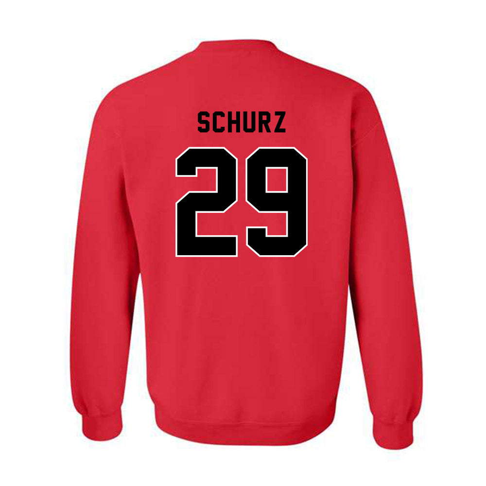 Northeastern - NCAA Men's Soccer : Christoph Schurz - Classic Shersey Crewneck Sweatshirt-1