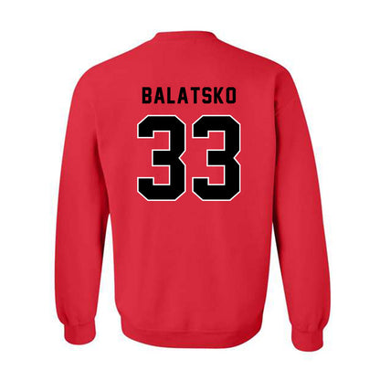 Northeastern - NCAA Men's Soccer : Sergey Balatsko - Classic Shersey Crewneck Sweatshirt-1
