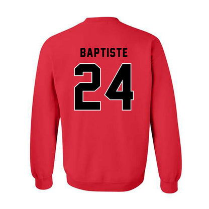 Northeastern - NCAA Men's Basketball : Sage Baptiste - Classic Shersey Crewneck Sweatshirt-1