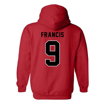 Northeastern - NCAA Men's Basketball : Tyler Francis - Classic Shersey Hooded Sweatshirt-1