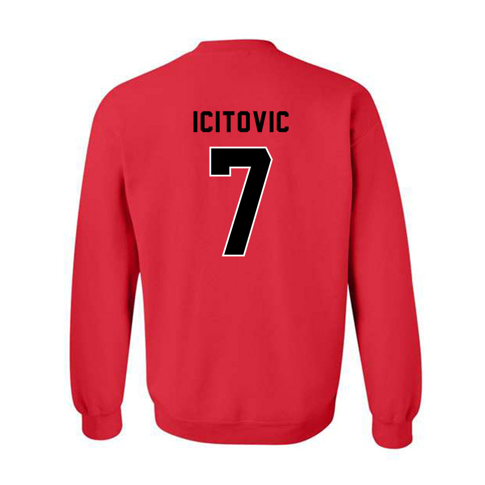 Northeastern - NCAA Men's Basketball : Jovan Icitovic - Classic Shersey Crewneck Sweatshirt-1