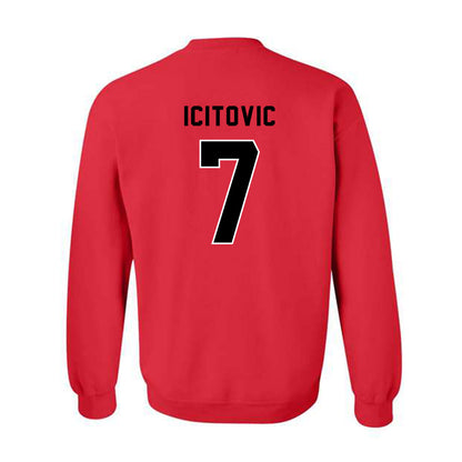 Northeastern - NCAA Men's Basketball : Jovan Icitovic - Classic Shersey Crewneck Sweatshirt-1