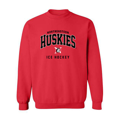 Northeastern - NCAA Men's Ice Hockey : Griffin Erdman - Classic Shersey Crewneck Sweatshirt-0