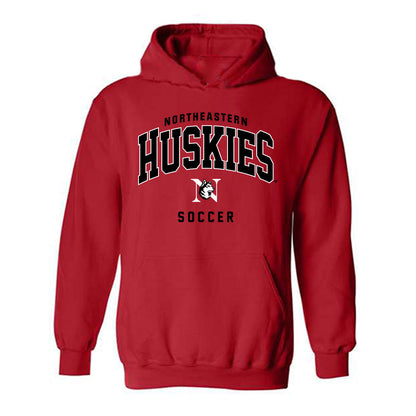 Northeastern - NCAA Men's Soccer : Bryce Flowers - Classic Shersey Hooded Sweatshirt-0