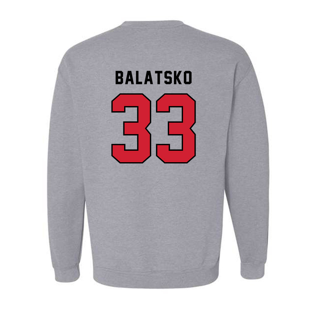 Northeastern - NCAA Men's Soccer : Sergey Balatsko - Classic Shersey Crewneck Sweatshirt-1