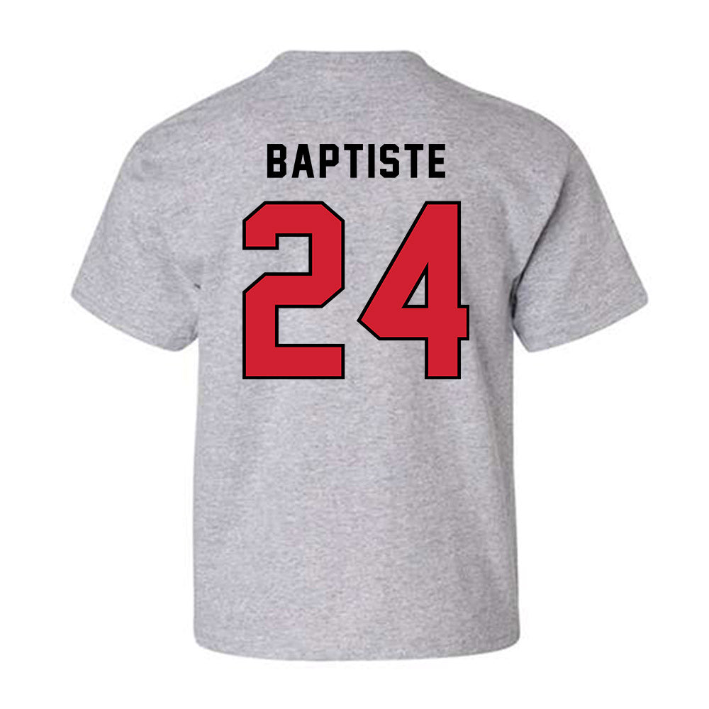 Northeastern - NCAA Men's Basketball : Sage Baptiste - Classic Shersey Youth T-Shirt-1