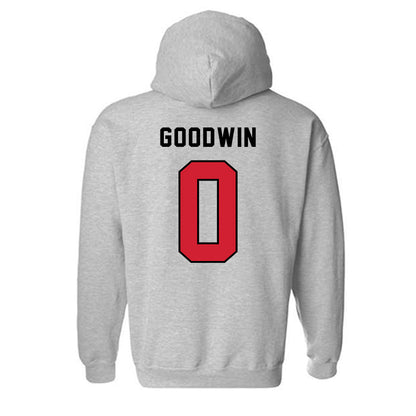 Northeastern - NCAA Men's Basketball : Josh Goodwin - Classic Shersey Hooded Sweatshirt-1