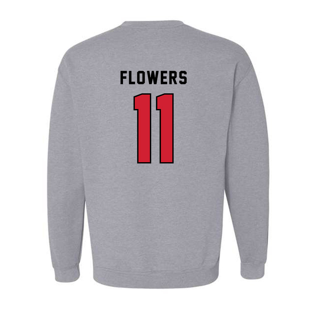 Northeastern - NCAA Men's Soccer : Bryce Flowers - Classic Shersey Crewneck Sweatshirt-1