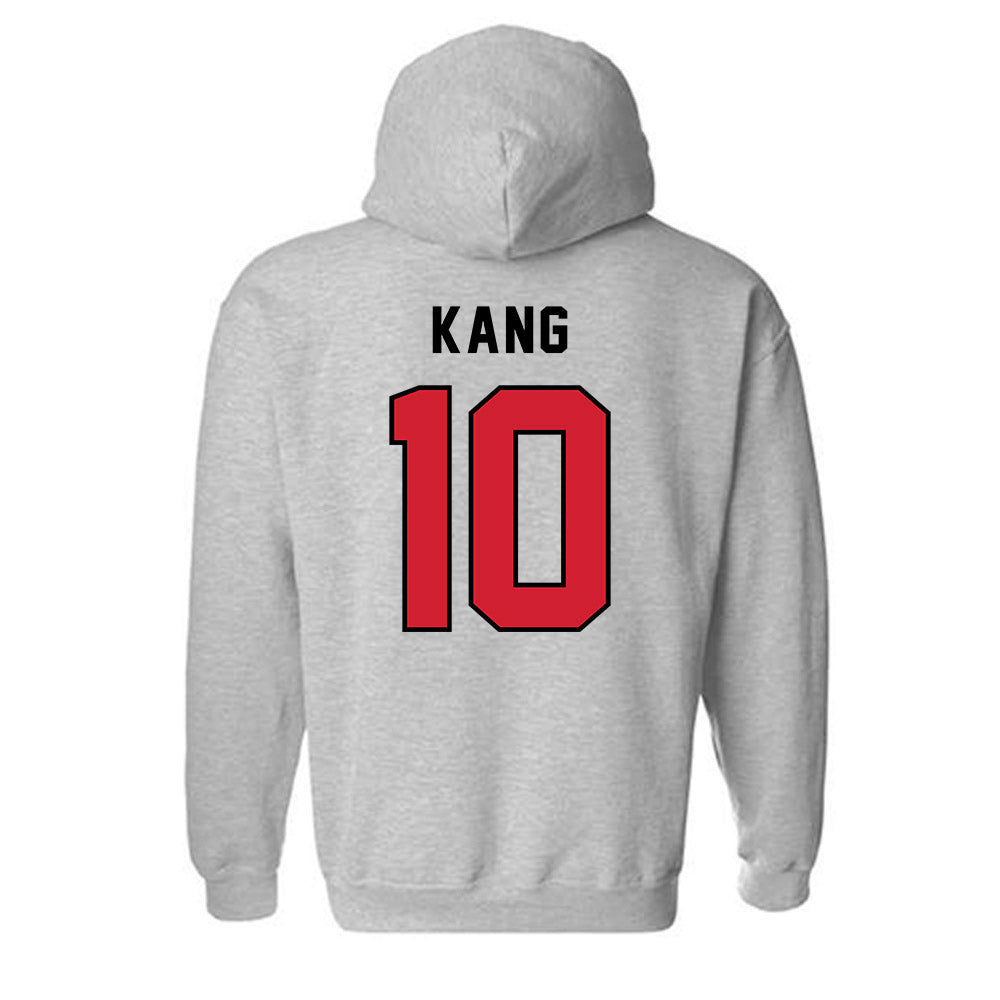 Northeastern - NCAA Men's Soccer : Ethan Kang - Classic Shersey Hooded Sweatshirt-1