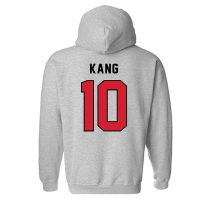 Northeastern - NCAA Men's Soccer : Ethan Kang - Classic Shersey Hooded Sweatshirt-1