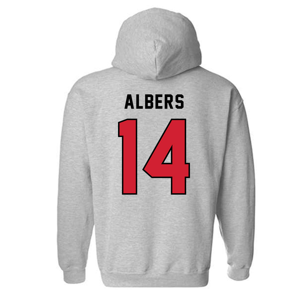 Northeastern - NCAA Women's Field Hockey : Amelia Albers - Classic Shersey Hooded Sweatshirt-1