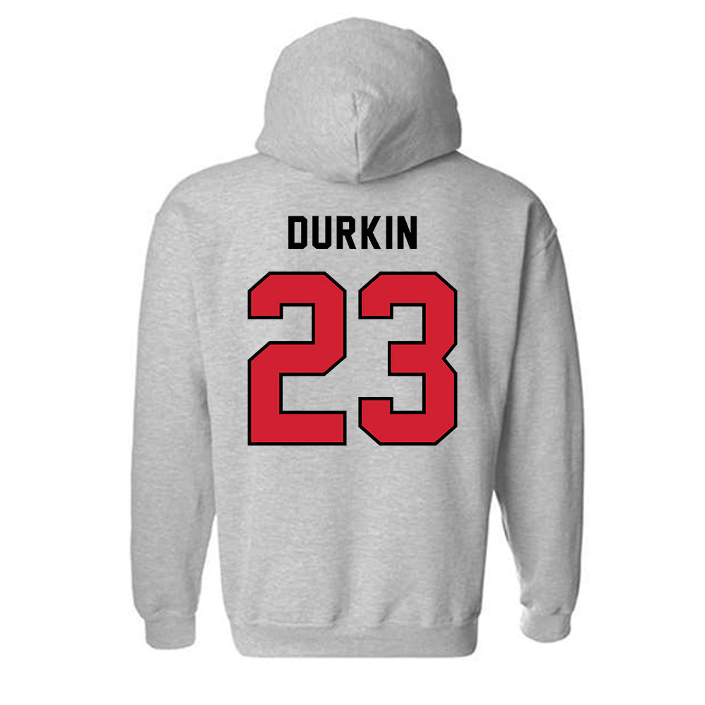 Northeastern - NCAA Women's Soccer : Bridget Durkin - Classic Shersey Hooded Sweatshirt-1