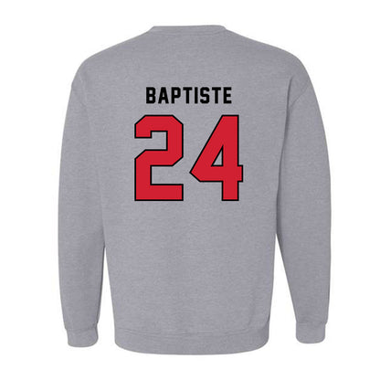 Northeastern - NCAA Men's Basketball : Sage Baptiste - Classic Shersey Crewneck Sweatshirt-1