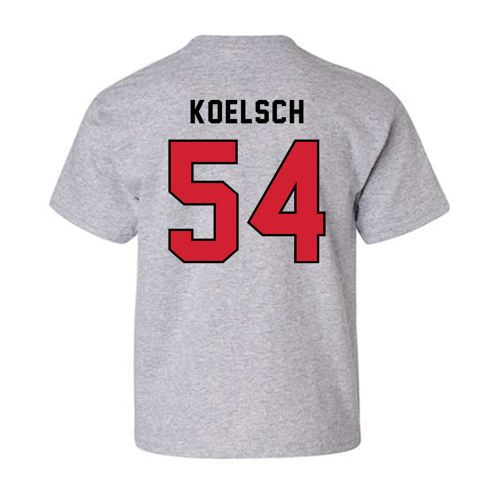 Northeastern - NCAA Men's Basketball : Liam Koelsch - Classic Shersey Youth T-Shirt-1