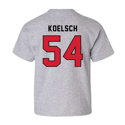 Northeastern - NCAA Men's Basketball : Liam Koelsch - Classic Shersey Youth T-Shirt-1