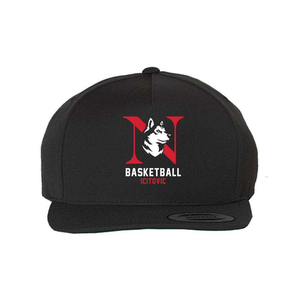 Northeastern - NCAA Men's Basketball : Jovan Icitovic - Snapback Hat-0