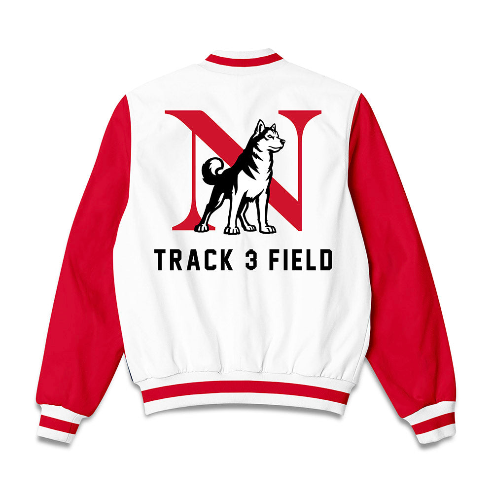 Northeastern - NCAA Women's Track & Field : Liangie Calderon - Bomber Jacket-1