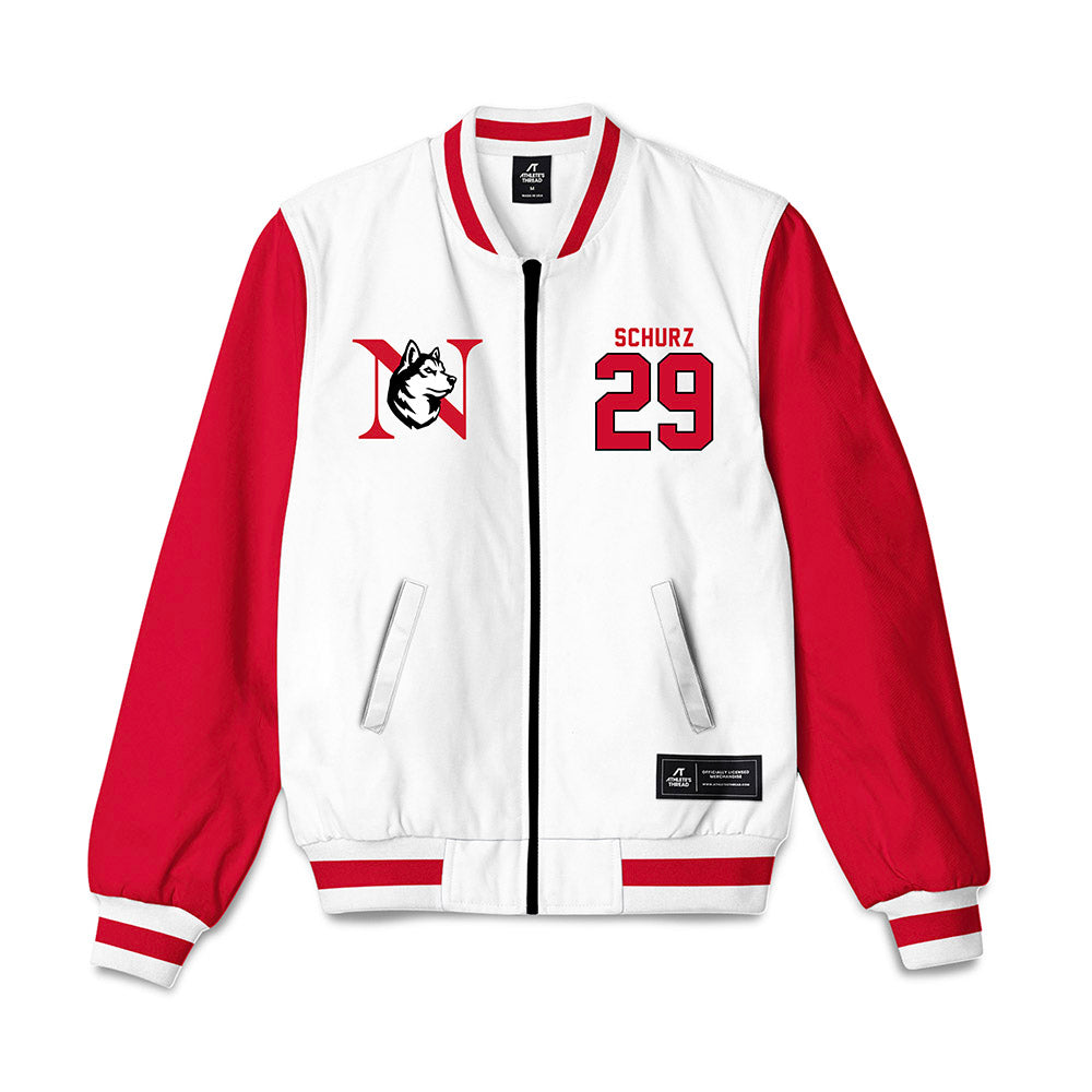 Northeastern - NCAA Men's Soccer : Christoph Schurz - Bomber Jacket-0