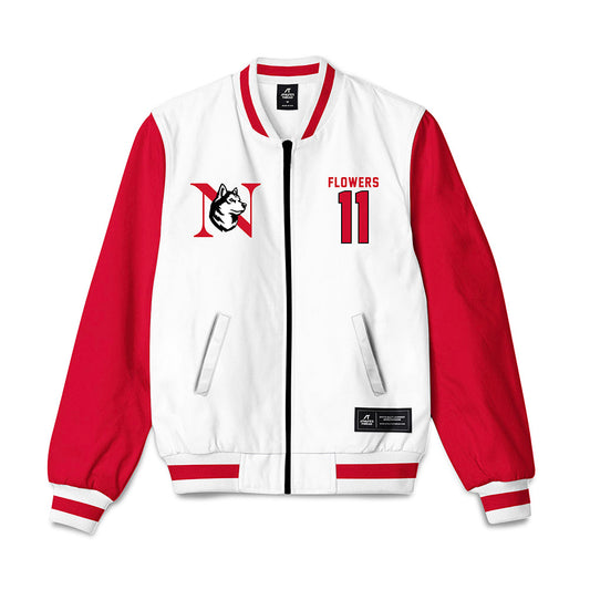 Northeastern - NCAA Men's Soccer : Bryce Flowers - Bomber Jacket-0