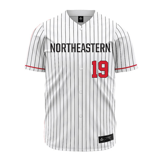 Northeastern - NCAA Baseball : Cooper Tarantino - White Jersey-0