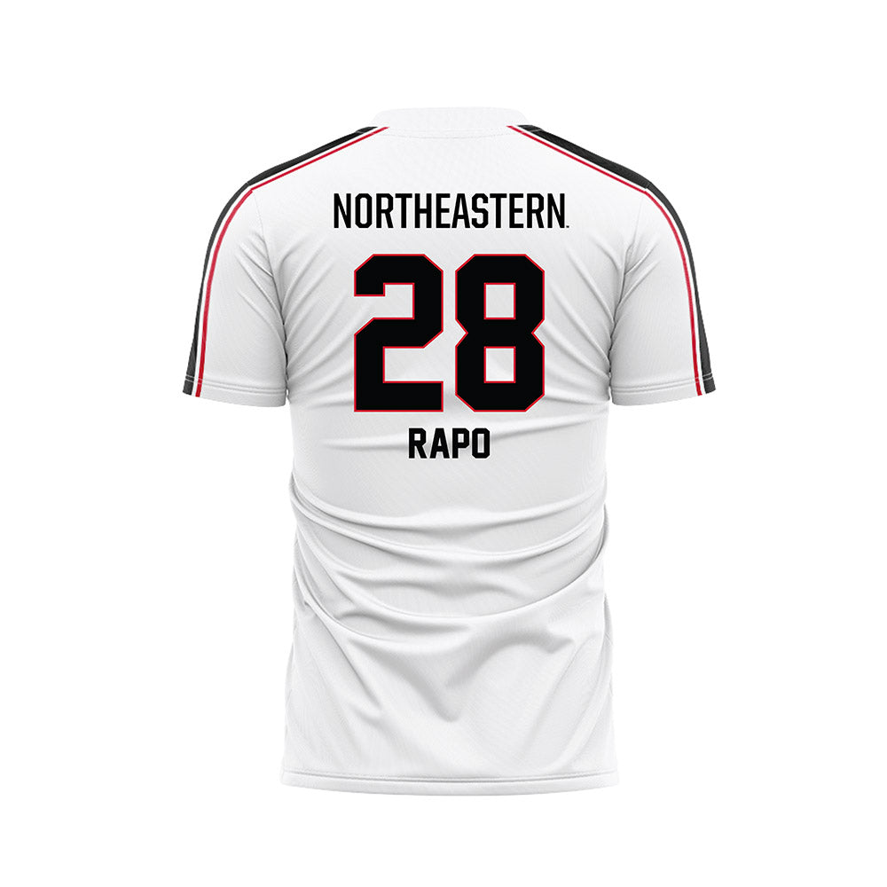 Northeastern - NCAA Men's Soccer : Anthony Rapo - White Soccer Jersey-1