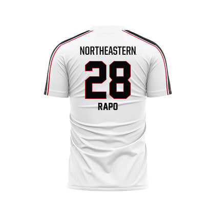 Northeastern - NCAA Men's Soccer : Anthony Rapo - White Soccer Jersey-1