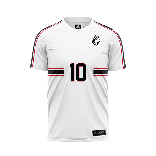 Northeastern - NCAA Men's Soccer : Ethan Kang - White Soccer Jersey-0