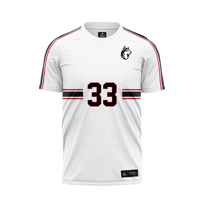 Northeastern - NCAA Men's Soccer : Sergey Balatsko - White Soccer Jersey-0