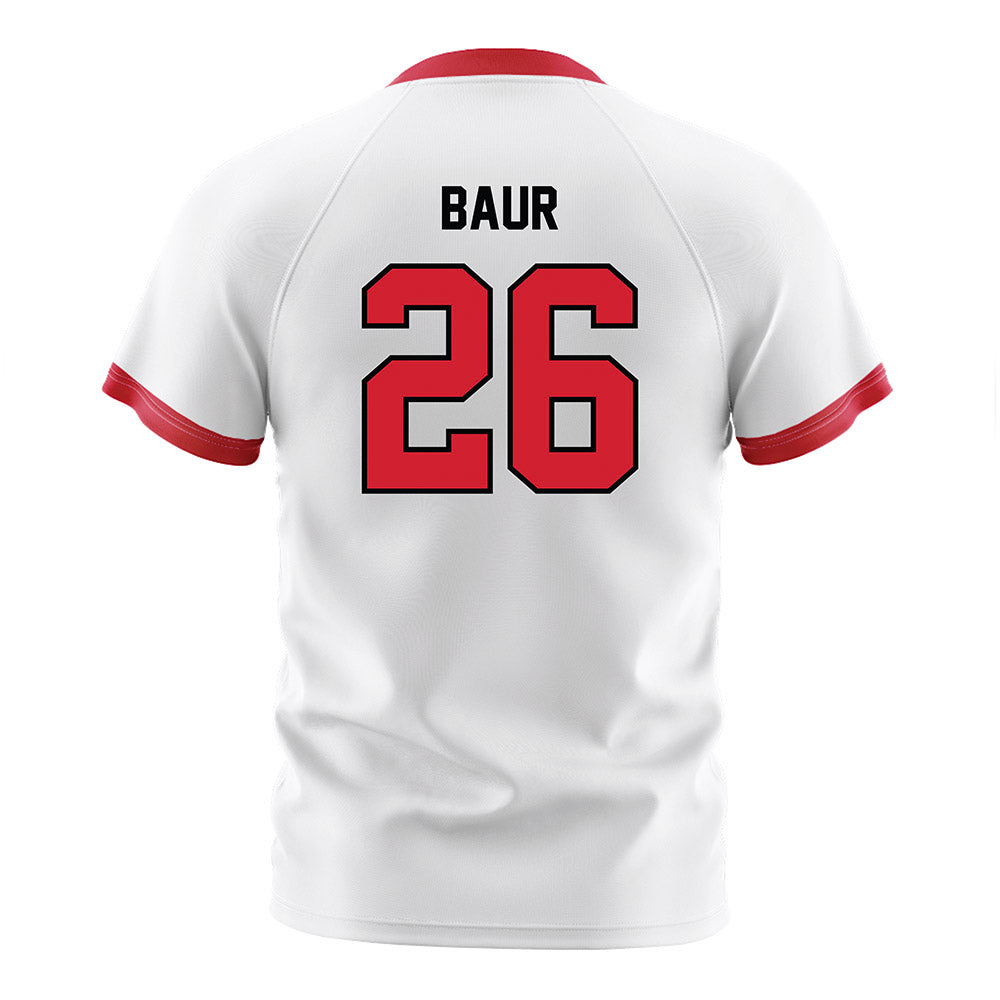 Northeastern - NCAA Women's Soccer : Scarlett Baur - White Soccer Jersey-1