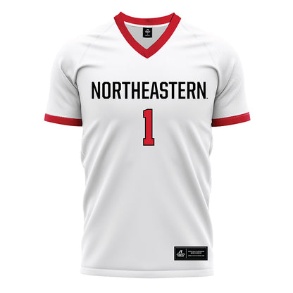 Northeastern - NCAA Women's Soccer : Eliza Teplow - White Soccer Jersey-0