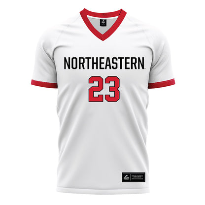 Northeastern - NCAA Women's Soccer : Bridget Durkin - White Soccer Jersey-0