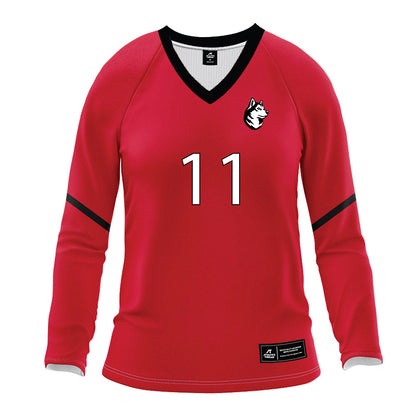 Northeastern - NCAA Women's Volleyball : Kaylin Daniels - Red Volleyball Jersey-0