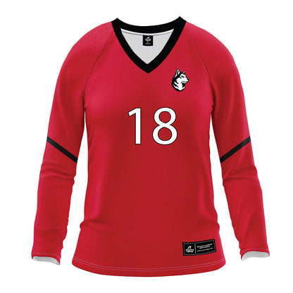 Northeastern - NCAA Women's Volleyball : Cayenne Ceman - Red Volleyball Jersey-0