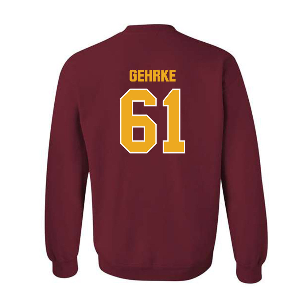 ULM - NCAA Football : Ben Gehrke - Classic Shersey Crewneck Sweatshirt-1