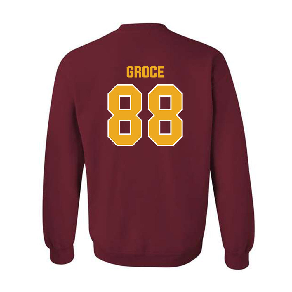 ULM - NCAA Football : Caleb Groce - Classic Shersey Crewneck Sweatshirt-1