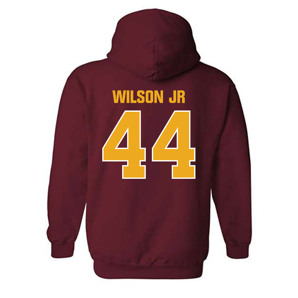 ULM - NCAA Football : CJ Wilson Jr - Classic Shersey Hooded Sweatshirt-1