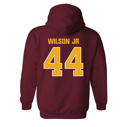 ULM - NCAA Football : CJ Wilson Jr - Classic Shersey Hooded Sweatshirt-1