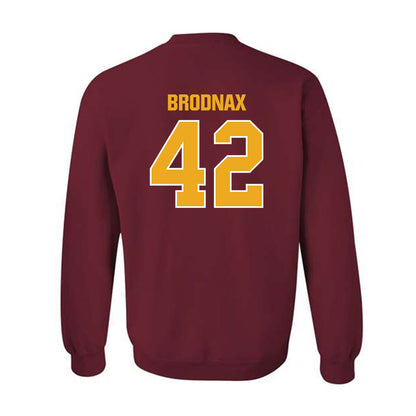 ULM - NCAA Baseball : Adam Brodnax - Classic Shersey Crewneck Sweatshirt-1