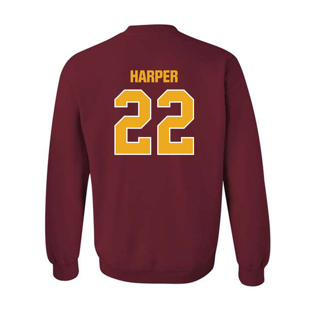 ULM - NCAA Football : Jay Harper - Classic Shersey Crewneck Sweatshirt-1