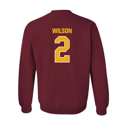 ULM - NCAA Football : Korian Wilson - Classic Shersey Crewneck Sweatshirt-1
