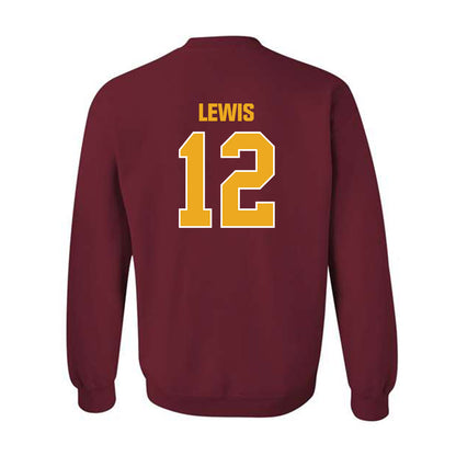 ULM - NCAA Football : Jayden Lewis - Classic Shersey Crewneck Sweatshirt-1