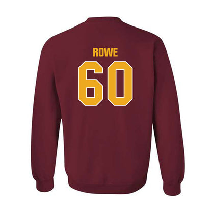 ULM - NCAA Football : Jordan Rowe - Classic Shersey Crewneck Sweatshirt-1